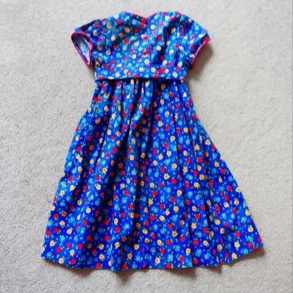 Catherine Rebecca Blue Floral Dress